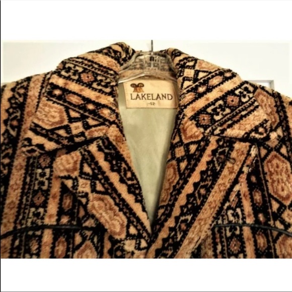Vintage Jackets & Coats Vintage Lakeland Tapestry Carpet Coat Sz 42